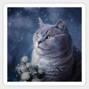 Missy British Shorthair Cat Sticker